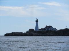 Same Fort Williams Lighthouse but from the water.