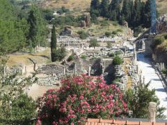 Looking down Ephesus