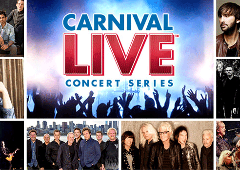 carnival cruise rock concert