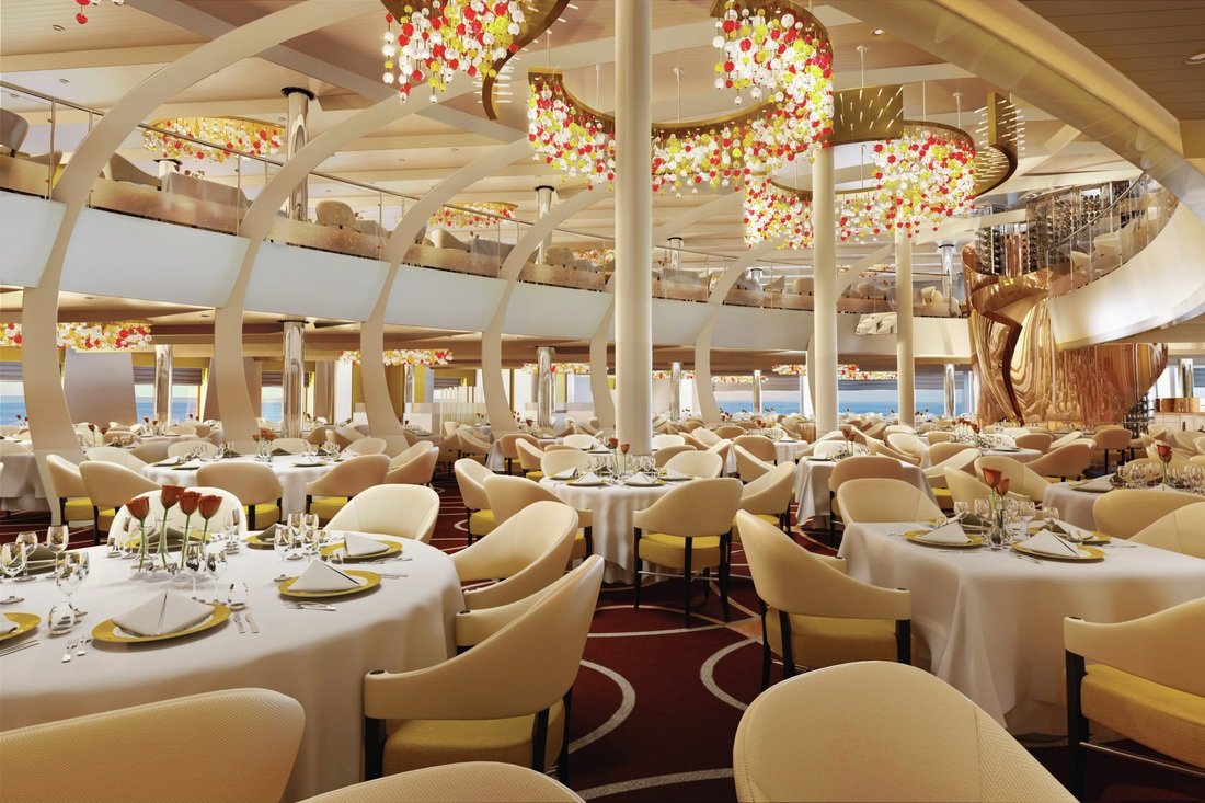 cruise ship dining room video