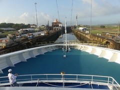 Going Through the Gatun Locks