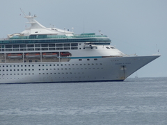 Royal Caribbean's Vision of the Seas, Anchored