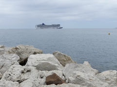 Norwegian Epic - Anchored off port