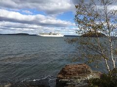 Ship in Bar Harbor